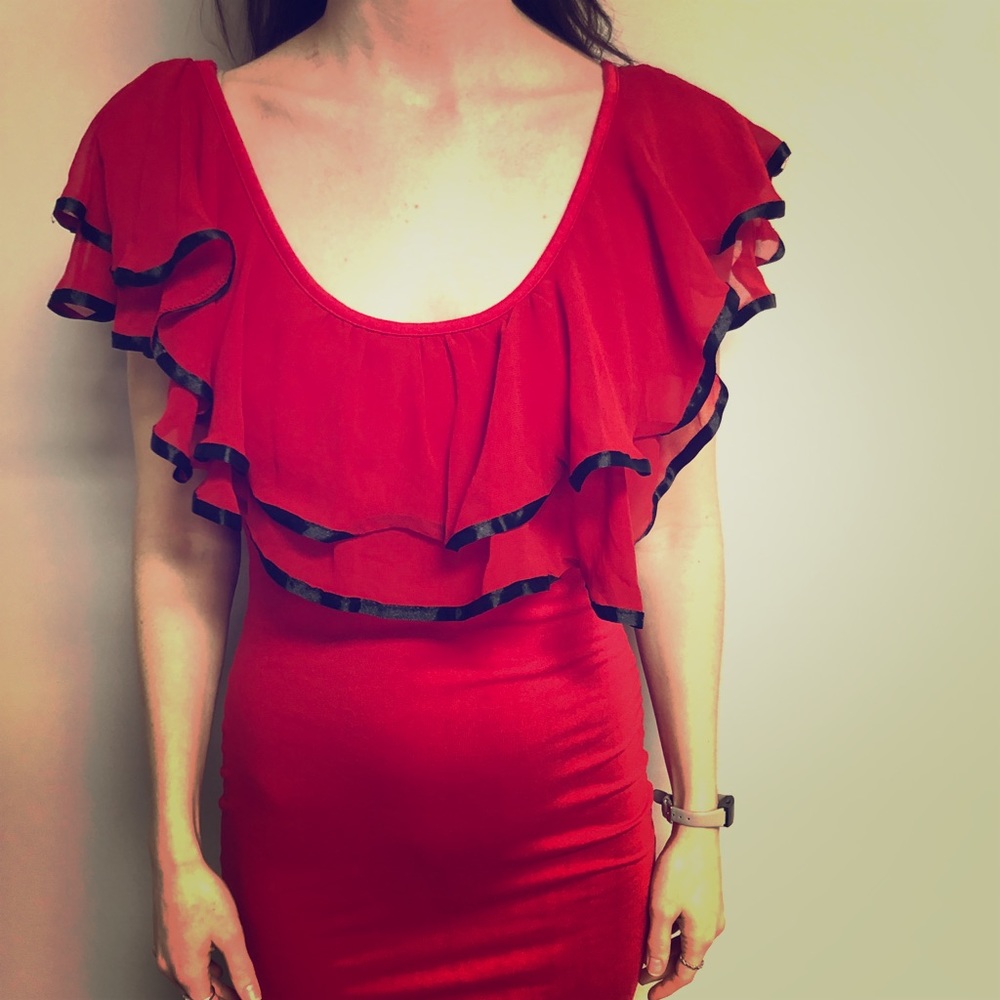 Mini Red Dress